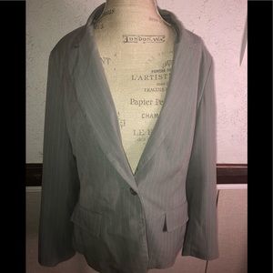 Grey Striped blazer